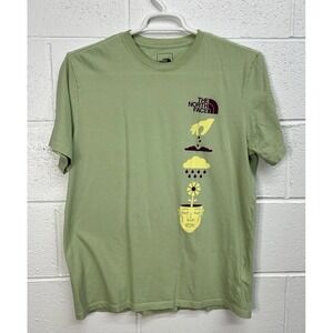 THE NORTH FACE BRAND PROUD S/S TEE MISTY SAGE/SNOW / Large